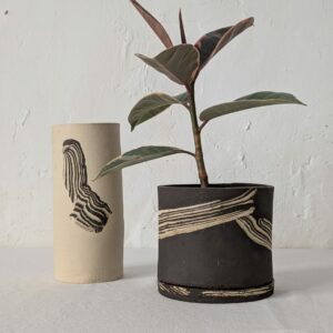Pot et soucoupe – Collection Paysages Intérieurs